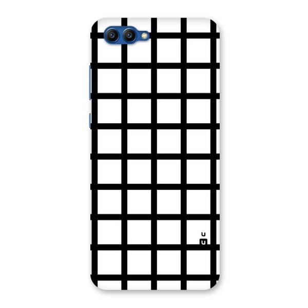 Aesthetic Grid Lines Back Case for Honor View 10