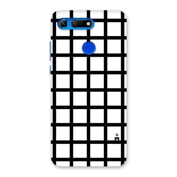 Aesthetic Grid Lines Back Case for Honor View 20