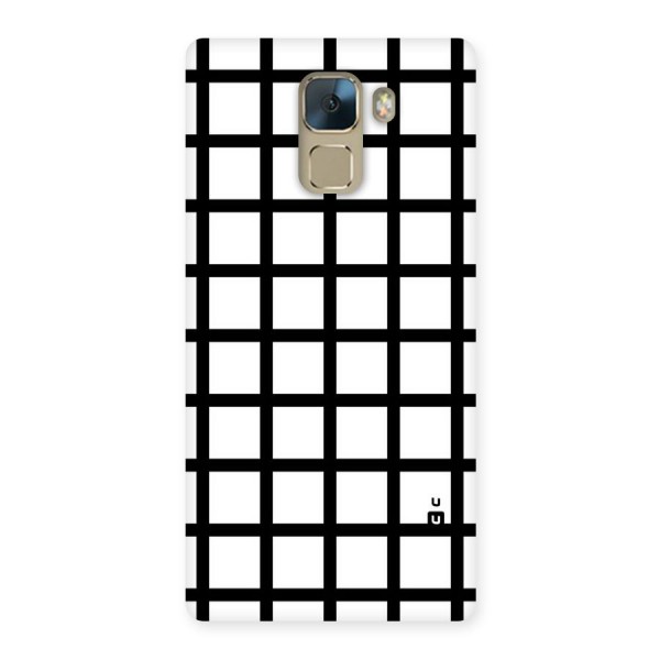 Aesthetic Grid Lines Back Case for Huawei Honor 7