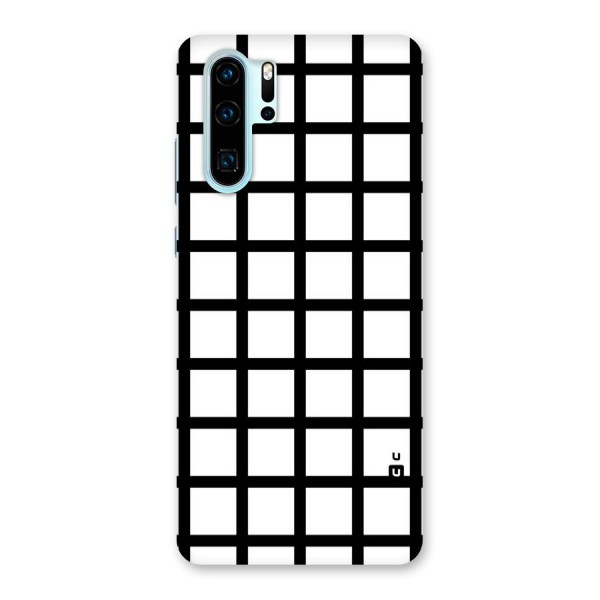 Aesthetic Grid Lines Back Case for Huawei P30 Pro