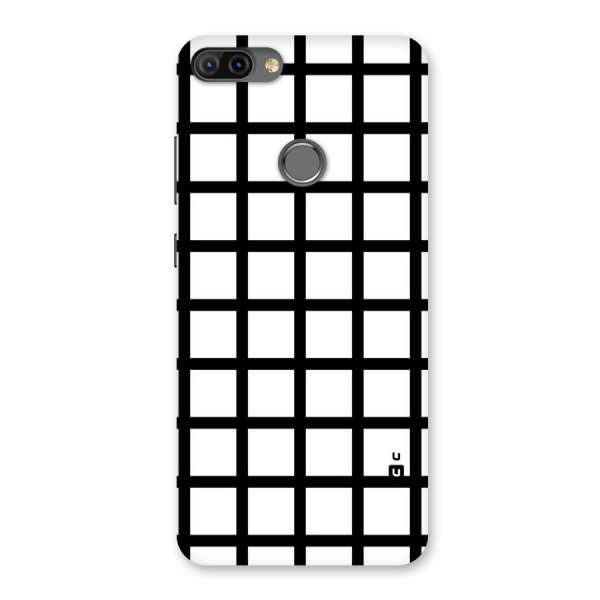 Aesthetic Grid Lines Back Case for Infinix Hot 6 Pro
