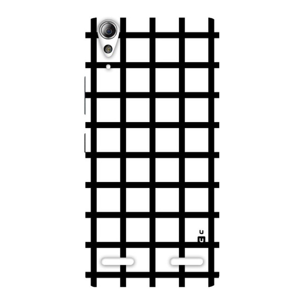 Aesthetic Grid Lines Back Case for Lenovo A6000