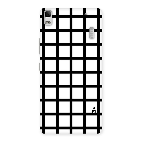 Aesthetic Grid Lines Back Case for Lenovo A7000