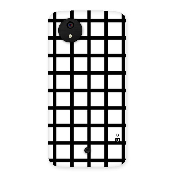 Aesthetic Grid Lines Back Case for Micromax Canvas A1
