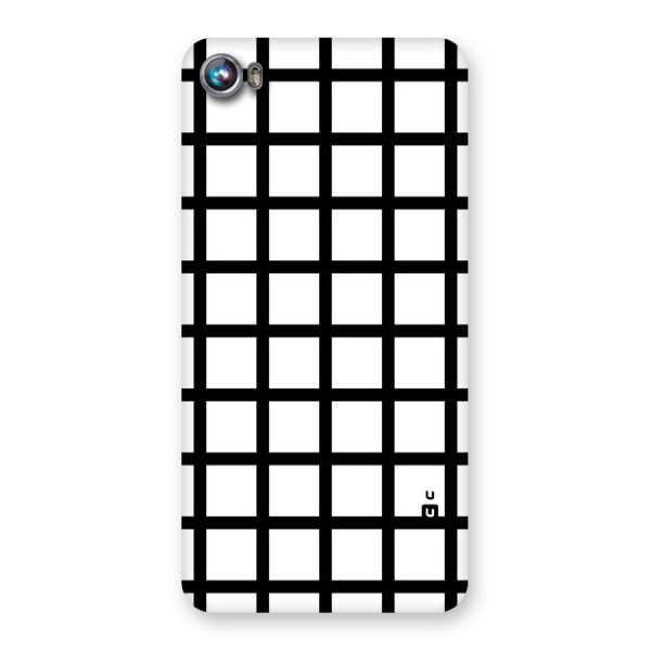 Aesthetic Grid Lines Back Case for Micromax Canvas Fire 4 A107