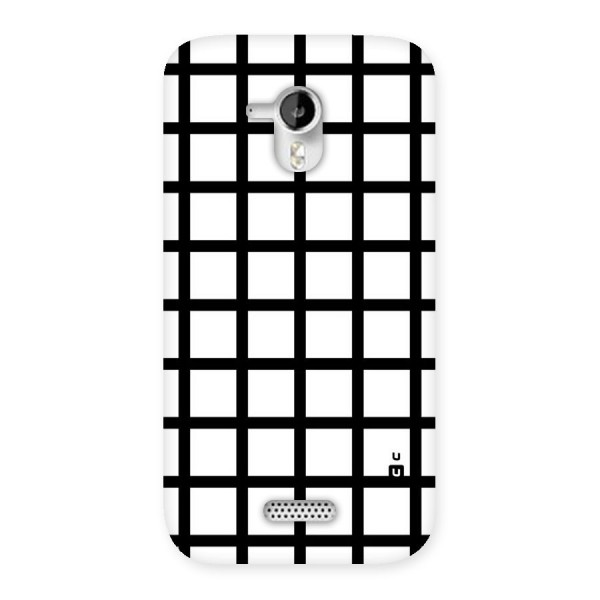Aesthetic Grid Lines Back Case for Micromax Canvas HD A116