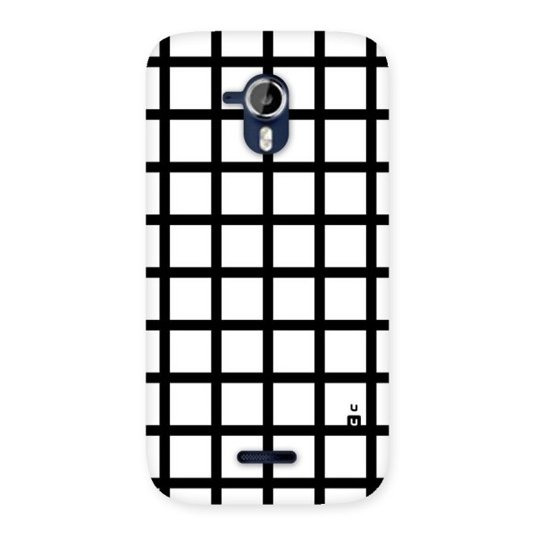 Aesthetic Grid Lines Back Case for Micromax Canvas Magnus A117