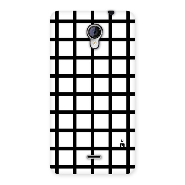 Aesthetic Grid Lines Back Case for Micromax Unite 2 A106