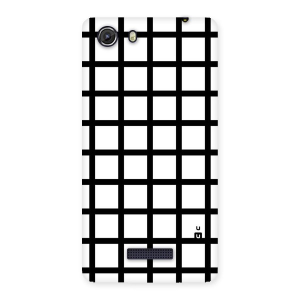 Aesthetic Grid Lines Back Case for Micromax Unite 3