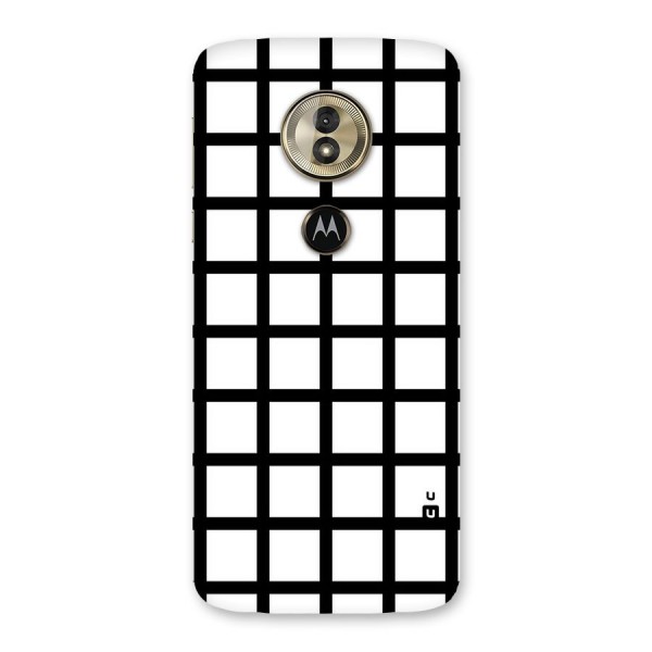 Aesthetic Grid Lines Back Case for Moto G6 Play