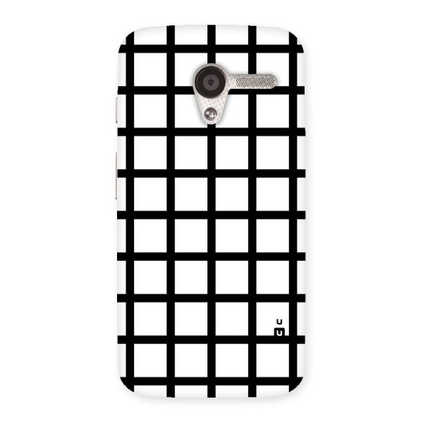 Aesthetic Grid Lines Back Case for Moto X