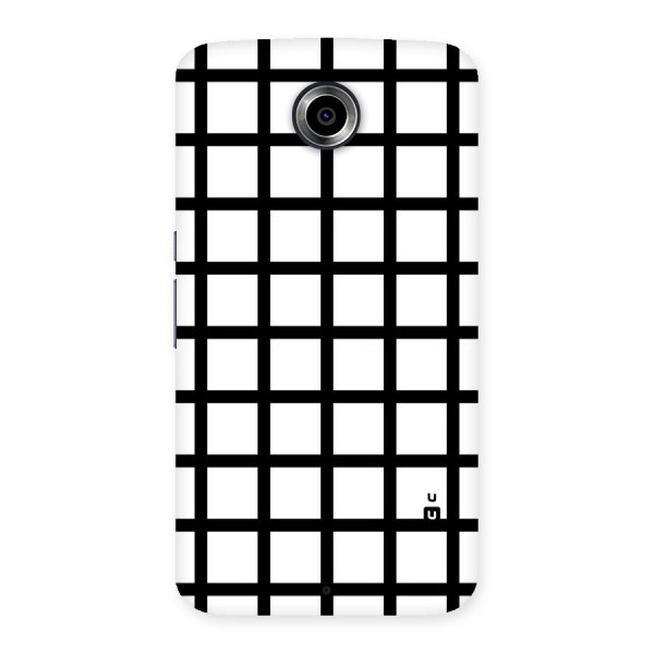 Aesthetic Grid Lines Back Case for Nexsus 6