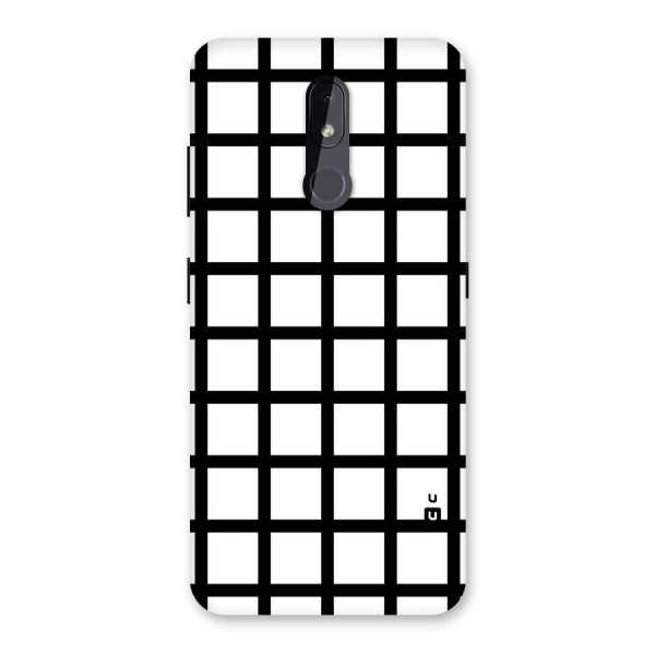 Aesthetic Grid Lines Back Case for Nokia 3.2