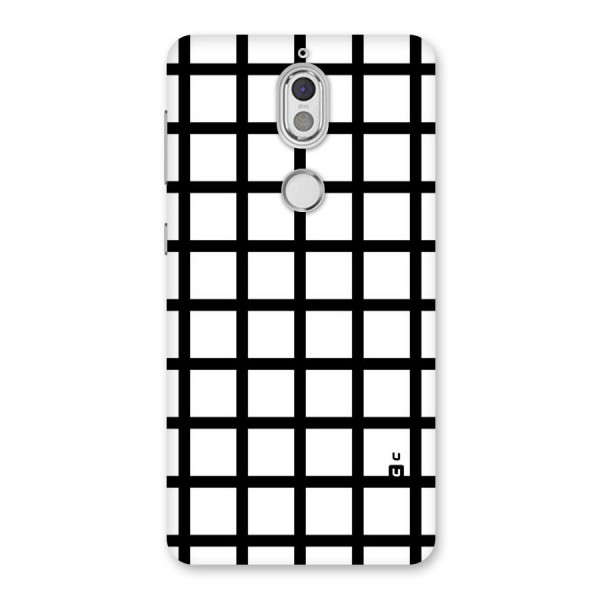 Aesthetic Grid Lines Back Case for Nokia 7