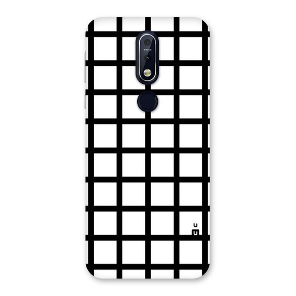 Aesthetic Grid Lines Back Case for Nokia 7.1