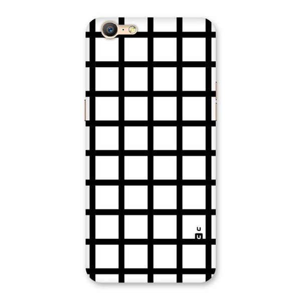 Aesthetic Grid Lines Back Case for Oppo A39