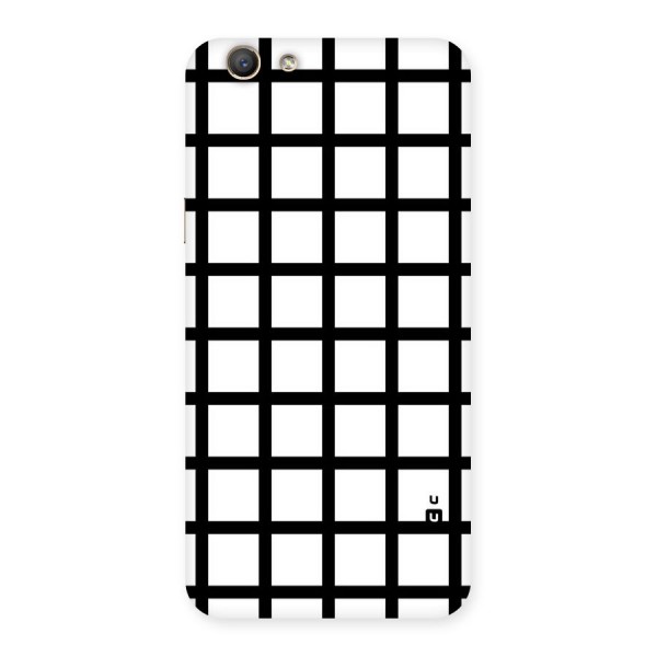 Aesthetic Grid Lines Back Case for Oppo A59