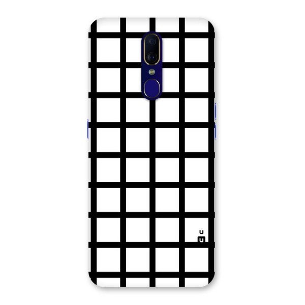 Aesthetic Grid Lines Back Case for Oppo A9