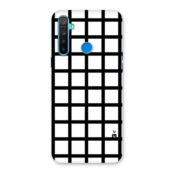 Aesthetic Grid Lines Back Case for Realme 5