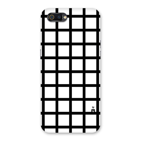 Aesthetic Grid Lines Back Case for Realme C2