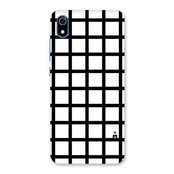 Aesthetic Grid Lines Back Case for Redmi 7A