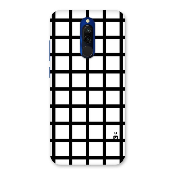 Aesthetic Grid Lines Back Case for Redmi 8