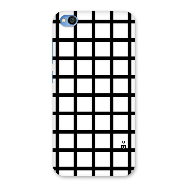 Aesthetic Grid Lines Back Case for Redmi Go