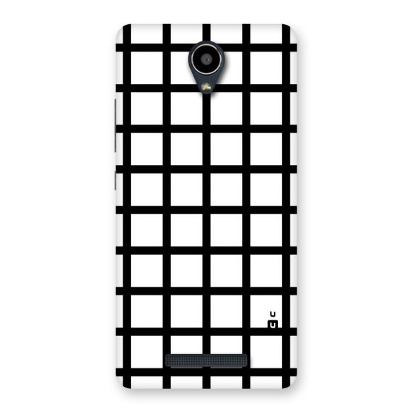 Aesthetic Grid Lines Back Case for Redmi Note 2