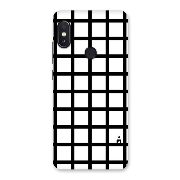 Aesthetic Grid Lines Back Case for Redmi Note 5 Pro