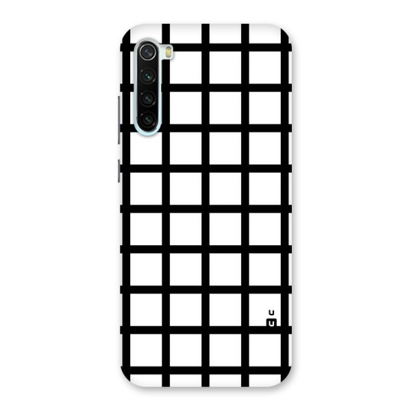 Aesthetic Grid Lines Back Case for Redmi Note 8