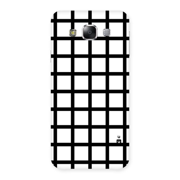 Aesthetic Grid Lines Back Case for Samsung Galaxy E5