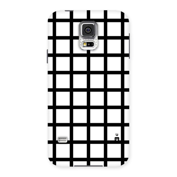 Aesthetic Grid Lines Back Case for Samsung Galaxy S5