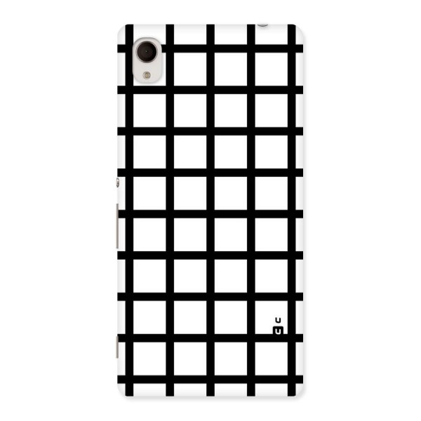 Aesthetic Grid Lines Back Case for Sony Xperia M4