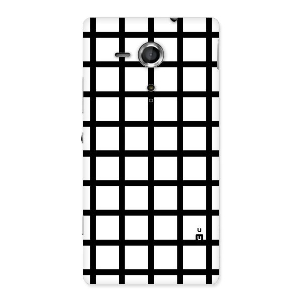 Aesthetic Grid Lines Back Case for Sony Xperia SP