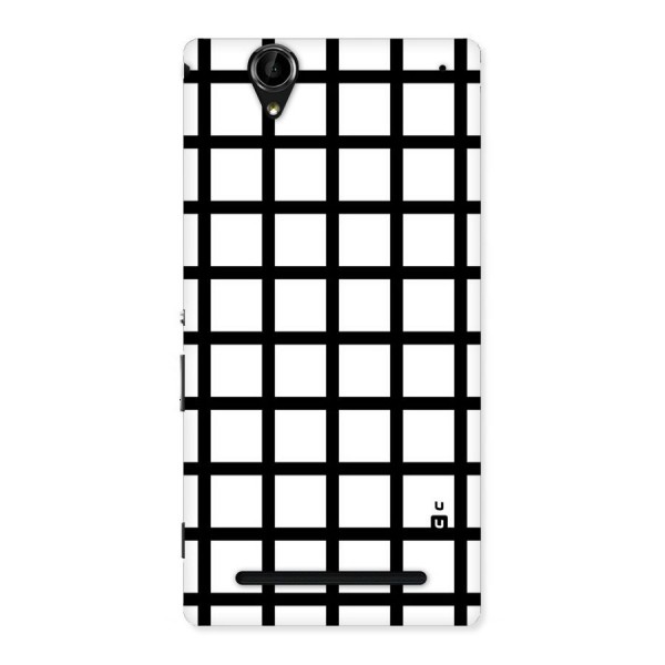 Aesthetic Grid Lines Back Case for Sony Xperia T2