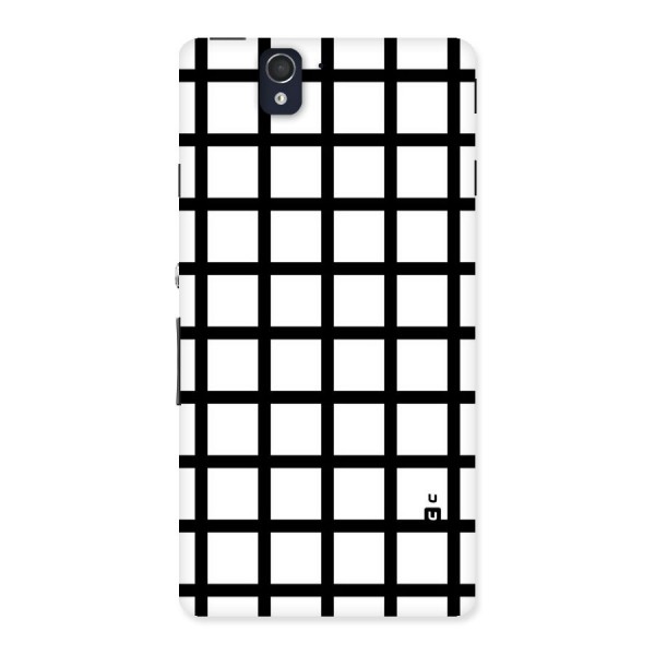 Aesthetic Grid Lines Back Case for Sony Xperia Z