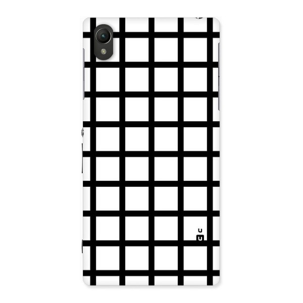 Aesthetic Grid Lines Back Case for Sony Xperia Z1