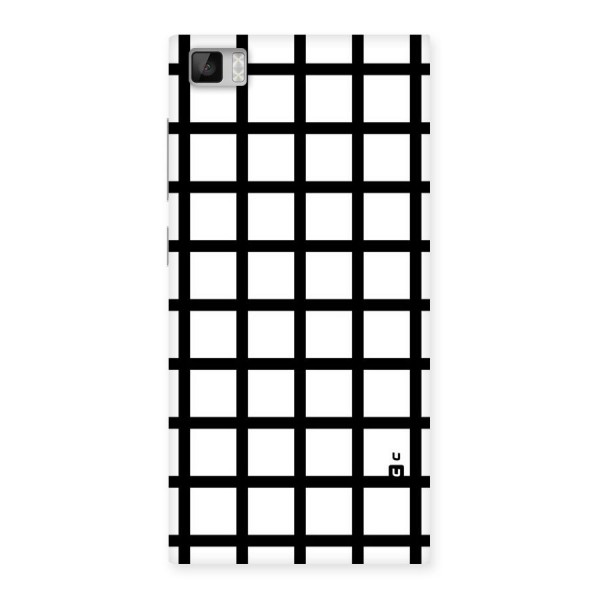Aesthetic Grid Lines Back Case for Xiaomi Mi3