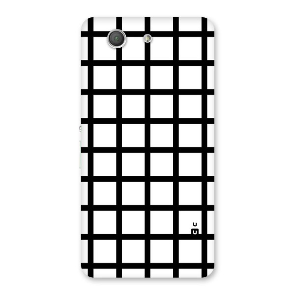 Aesthetic Grid Lines Back Case for Xperia Z3 Compact