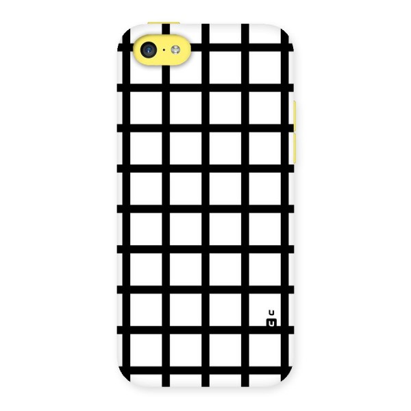 Aesthetic Grid Lines Back Case for iPhone 5C