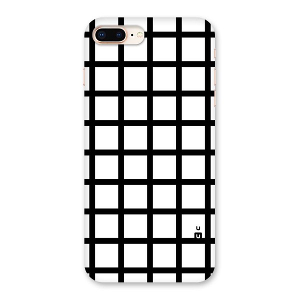 Aesthetic Grid Lines Back Case for iPhone 8 Plus