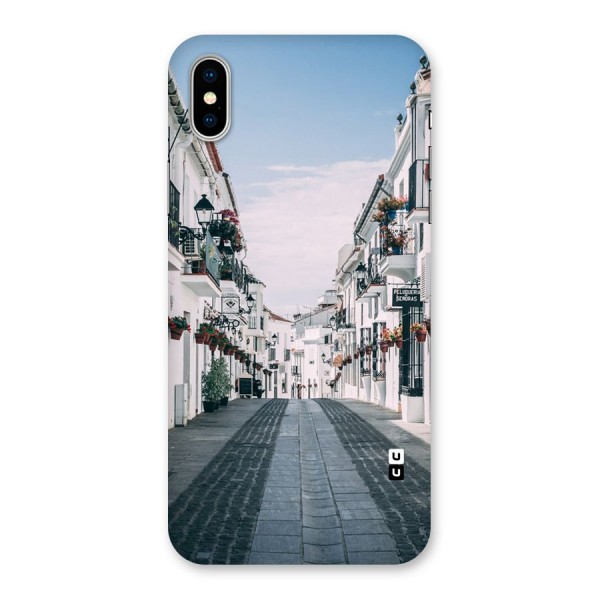 Aesthetic Street Back Case for iPhone X