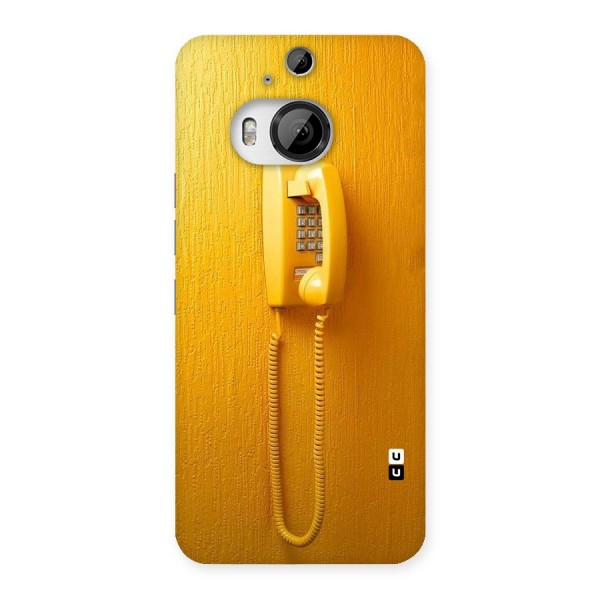Aesthetic Yellow Telephone Back Case for HTC One M9 Plus