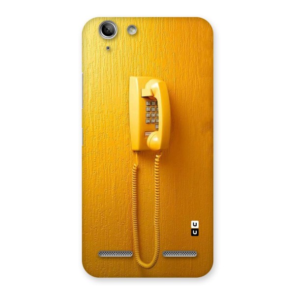 Aesthetic Yellow Telephone Back Case for Vibe K5 Plus