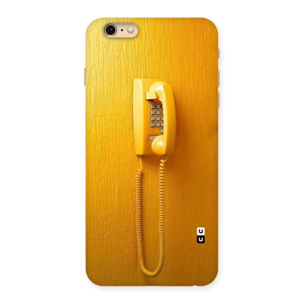 Aesthetic Yellow Telephone Back Case for iPhone 6 Plus 6S Plus