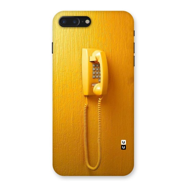 Aesthetic Yellow Telephone Back Case for iPhone 7 Plus
