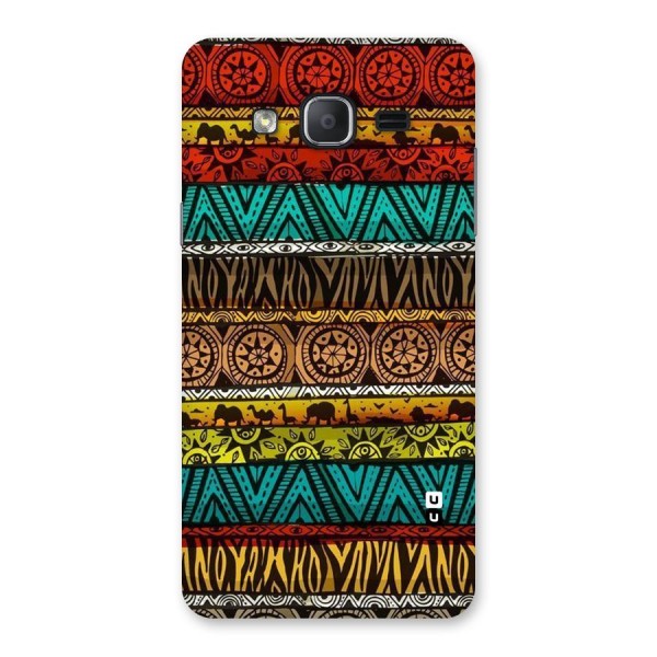 African Design Pattern Back Case for Galaxy On7 Pro