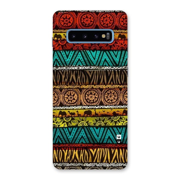 African Design Pattern Back Case for Galaxy S10 Plus