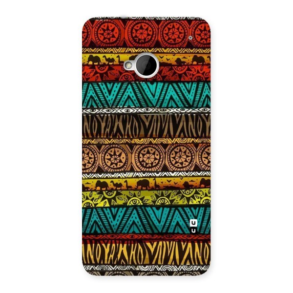 African Design Pattern Back Case for HTC One M7