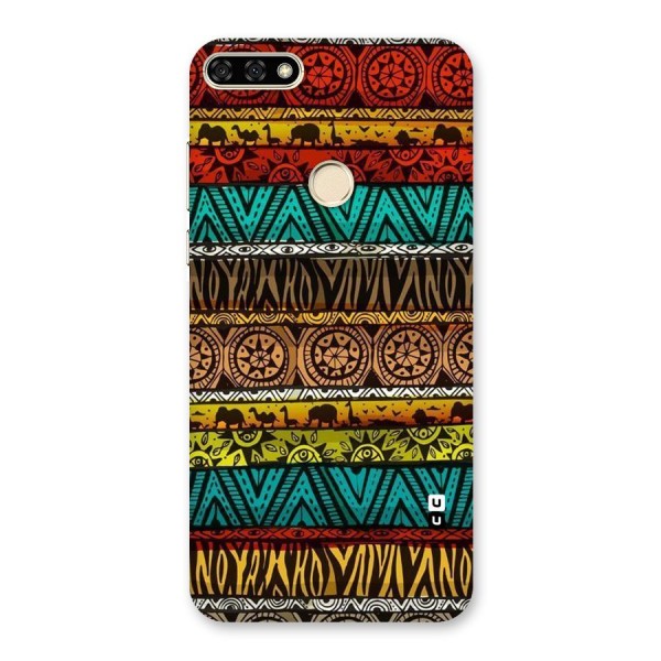 African Design Pattern Back Case for Honor 7A